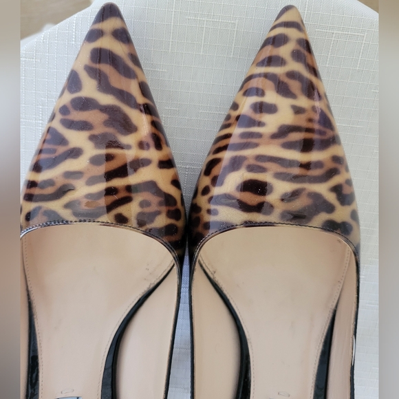 PRADA, worn once, patent leather heel, black print, 38 - Picture 6 of 9